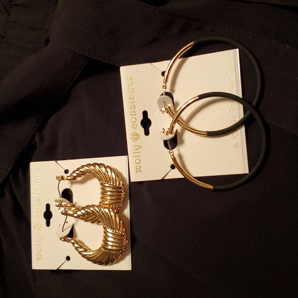Molly Constance Gold-toned Hoop Earring Bundle